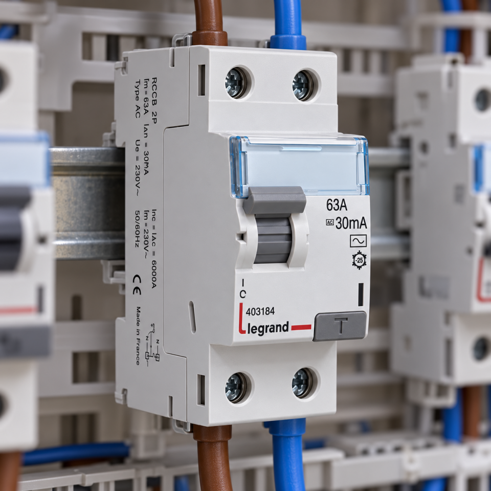 LEGRAND KAÇAK AKIM ROLESİ 1X63A 30MA 403184