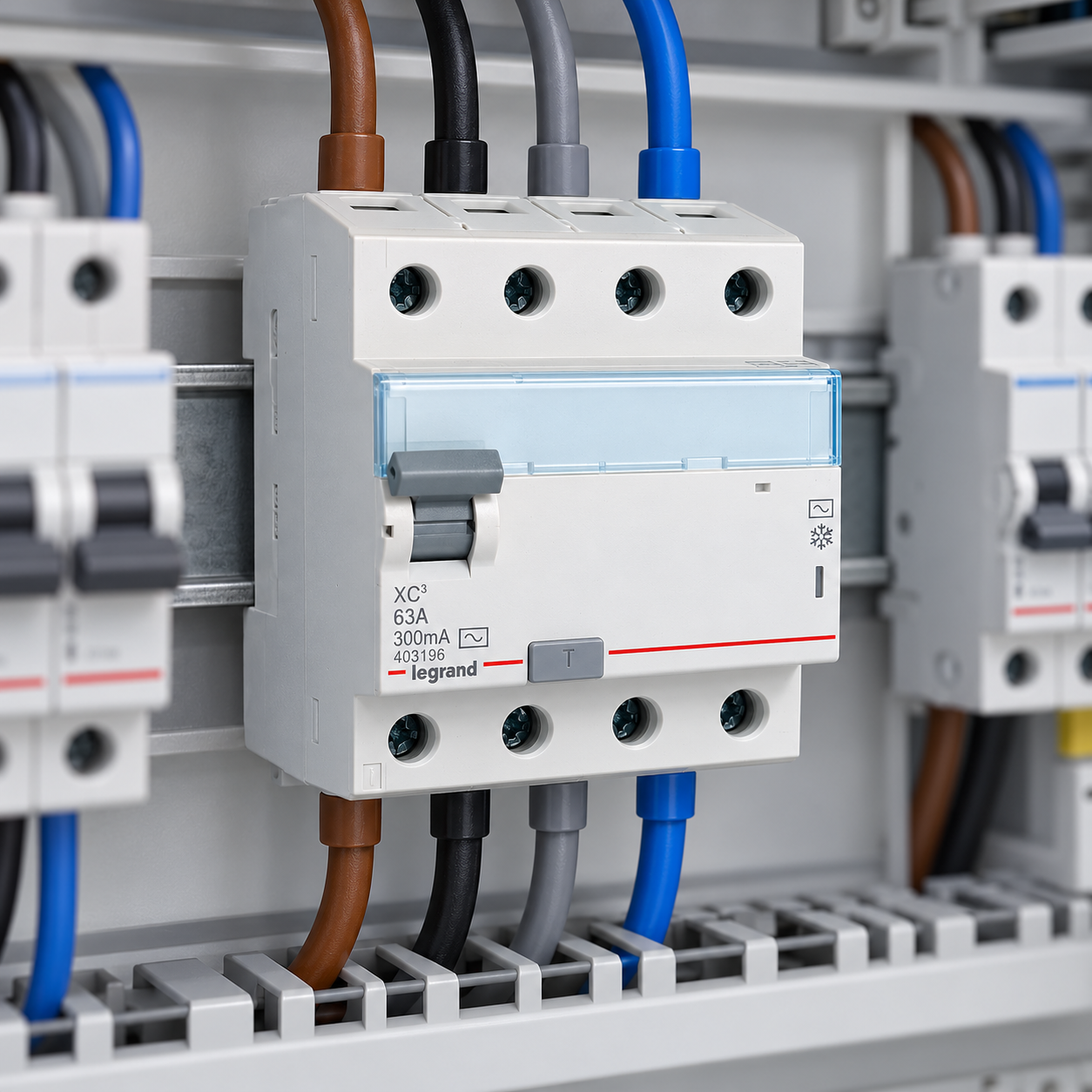 LEGRAND KAÇAK AKIM RÖLESİ 3X63 300MA 403196
