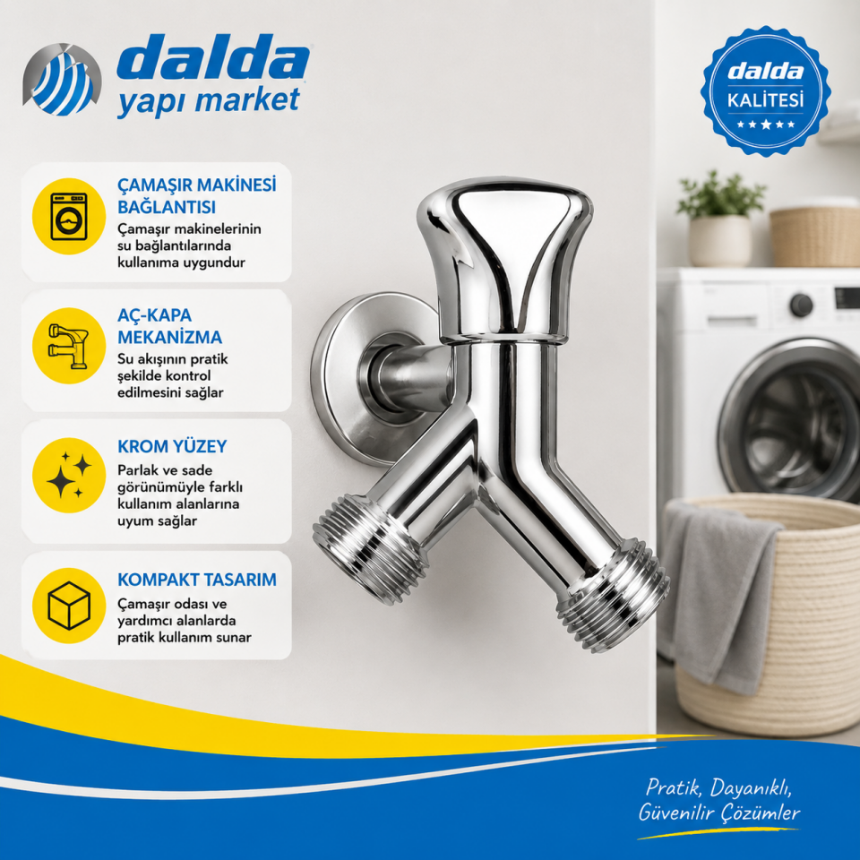 DALDA ALFA AÇ-KAPA ÇAMAŞIR MUSLUK 8215186