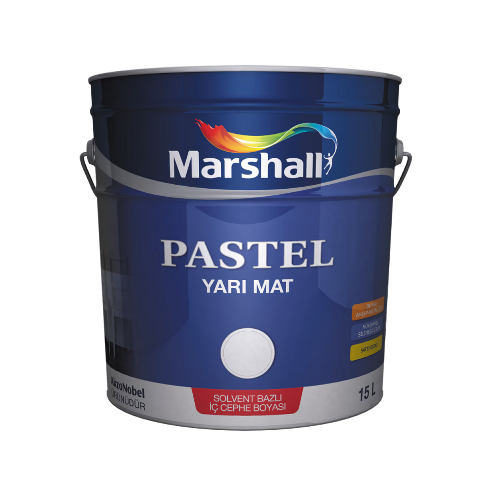 MARSHALL PASTEL YARI MAT BEYAZ 2.5 L