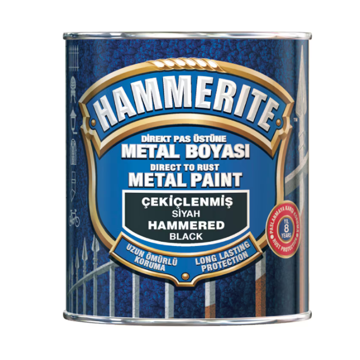 HAMMERITE DÜZ GÜMÜŞ  50940710.075 LT