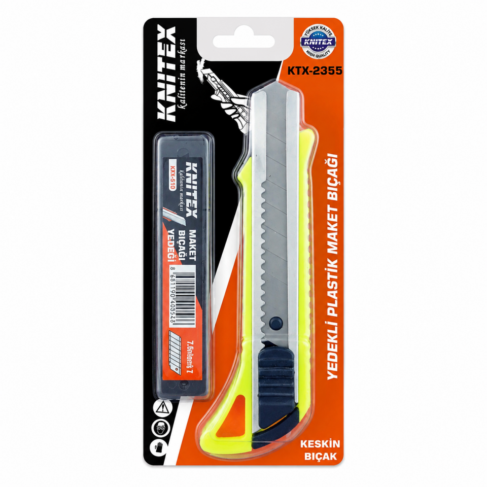 KINETEX MAKET BIÇAĞI YEDEKLİ KTX-2355