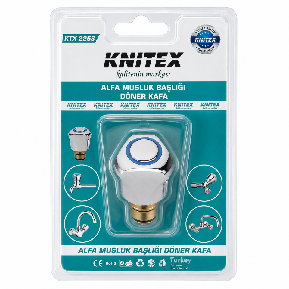 KINETEX ALFA MUSLUK BAŞLIĞI KTX-2258