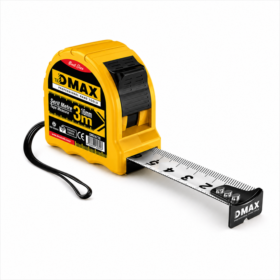 DMAX ŞERİT METRE STOPLU PRO.3 MT DMX4776