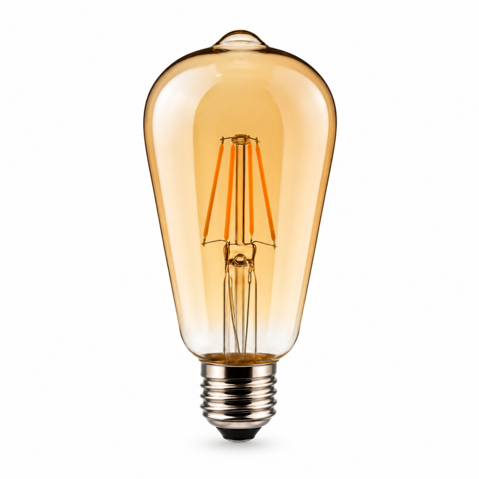 RUTTER AMPÜL 6W E27 AMBER RT-11203