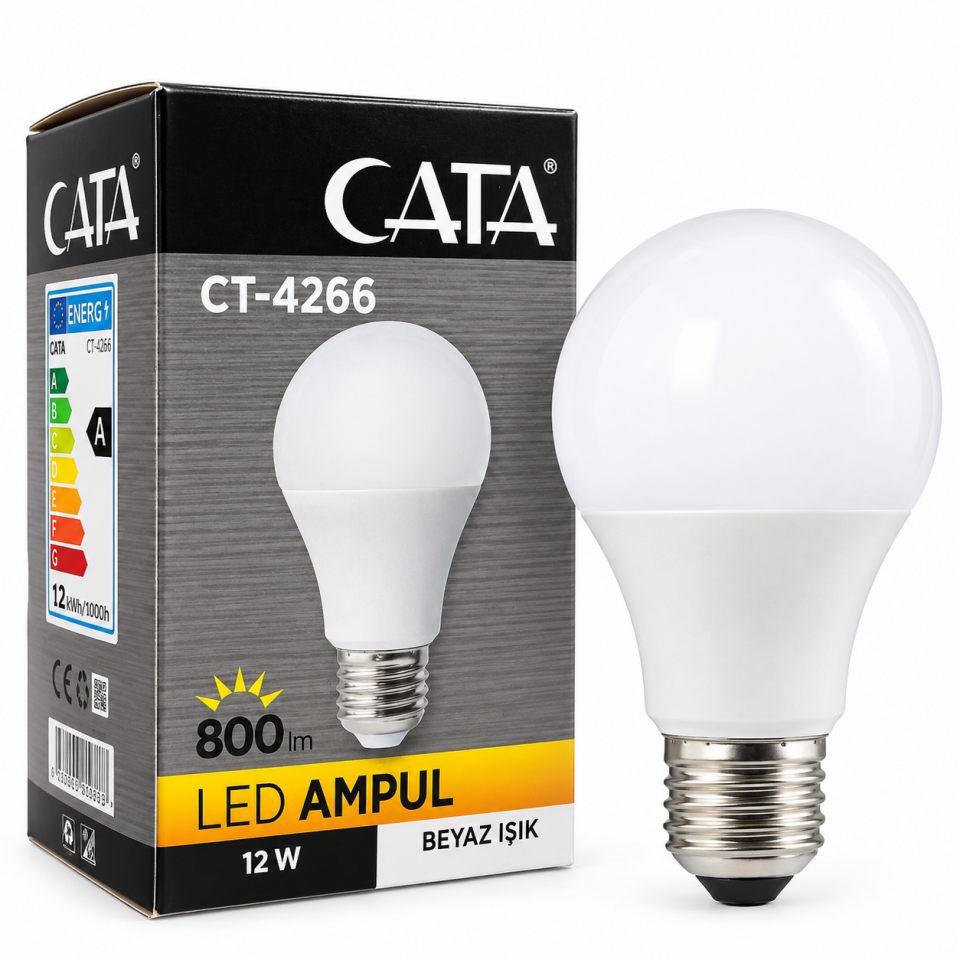 CATA 12W LED AMPUL BEYAZ CT-4266
