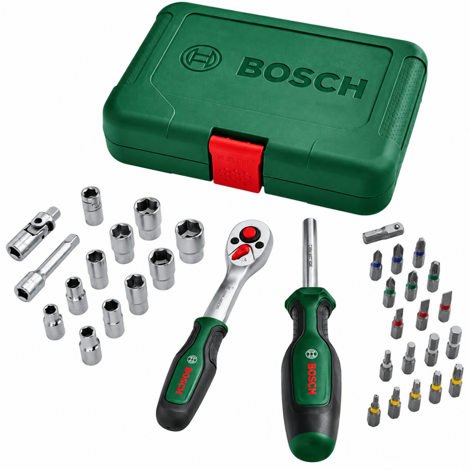 BOSCH EL ALETİ SETİ 34 PARÇA (LOKMA VE VİDALAMA)