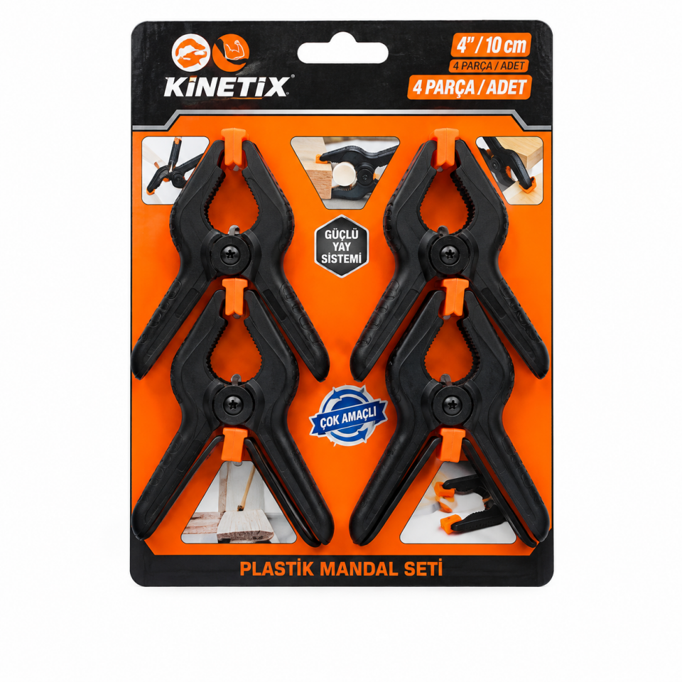 KNITEX YAYLI KLİPS 4 LÜ KTX-3388