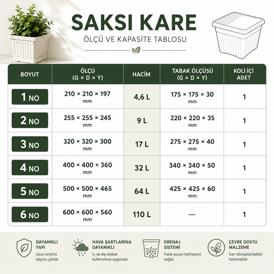 SAKSI VİLLA KARE NO:3 KİRLİ BEYAZ 17 LT