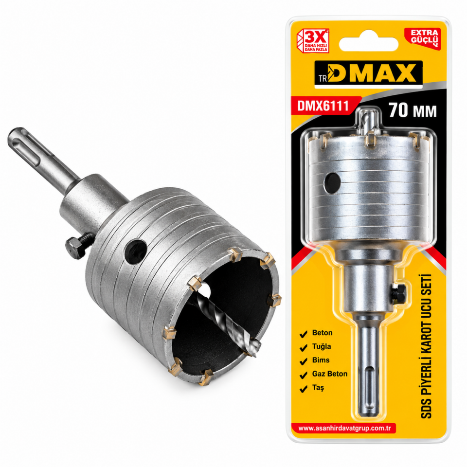 DMAX SDS BETON BUAT AÇMA 70 MM DMX4512