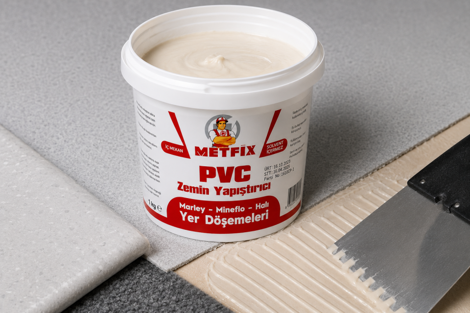 METFİX PVC VE MARLEY ZEMİN YAPIŞTIRICI 1 KG