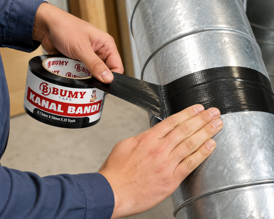 BUMY KANAL BANDI 0,13MMX50MMX25 SİYAH