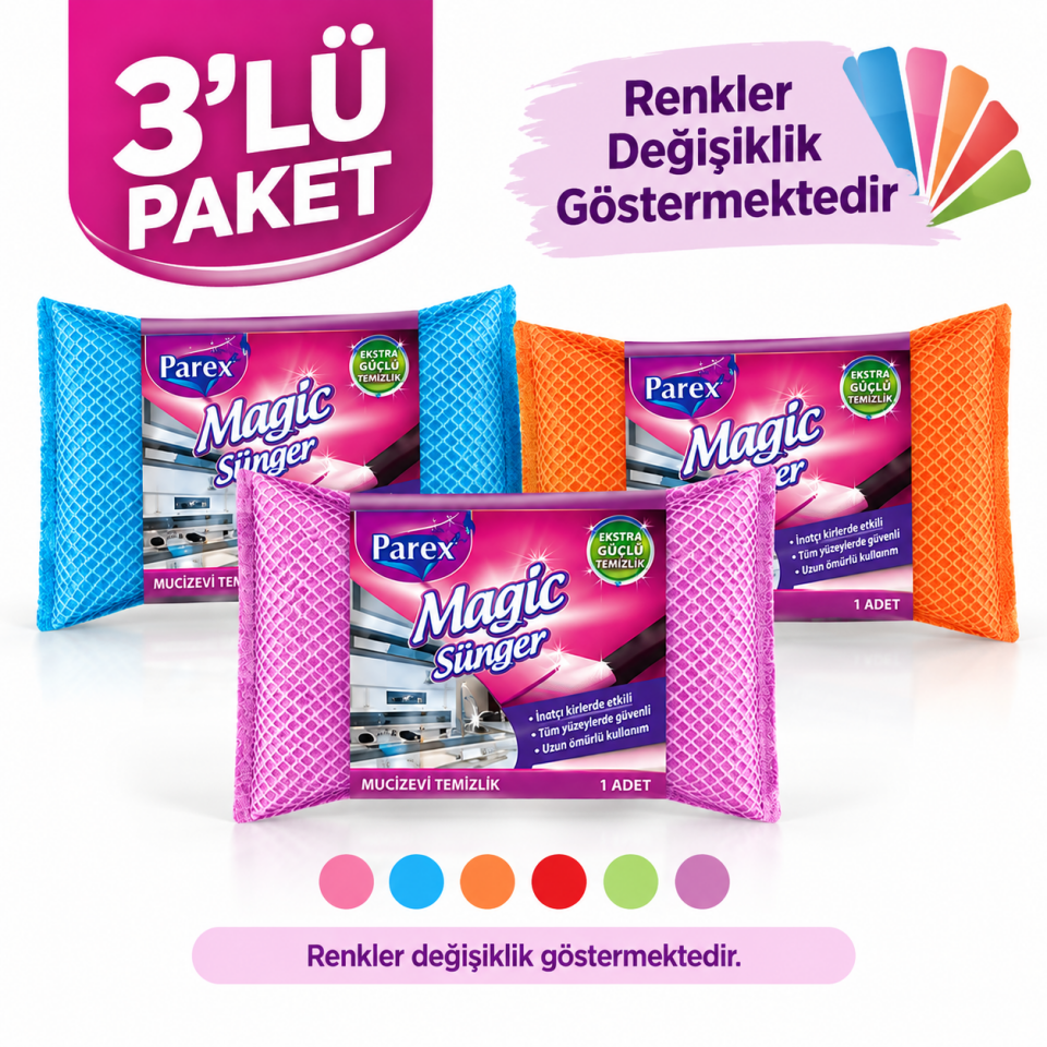 PAREX SÜNGER SHİPPER STAND 3 LÜ