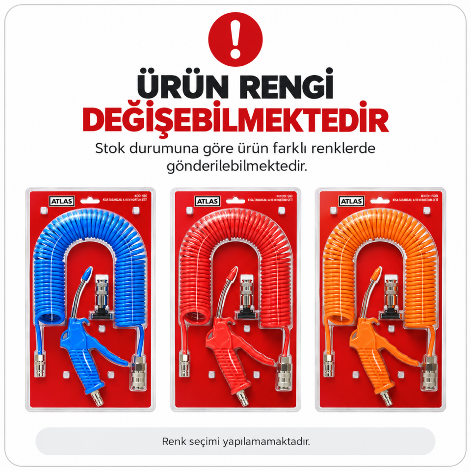 ATLAS HAVA TABANCASI HORTUM SETİ 10M