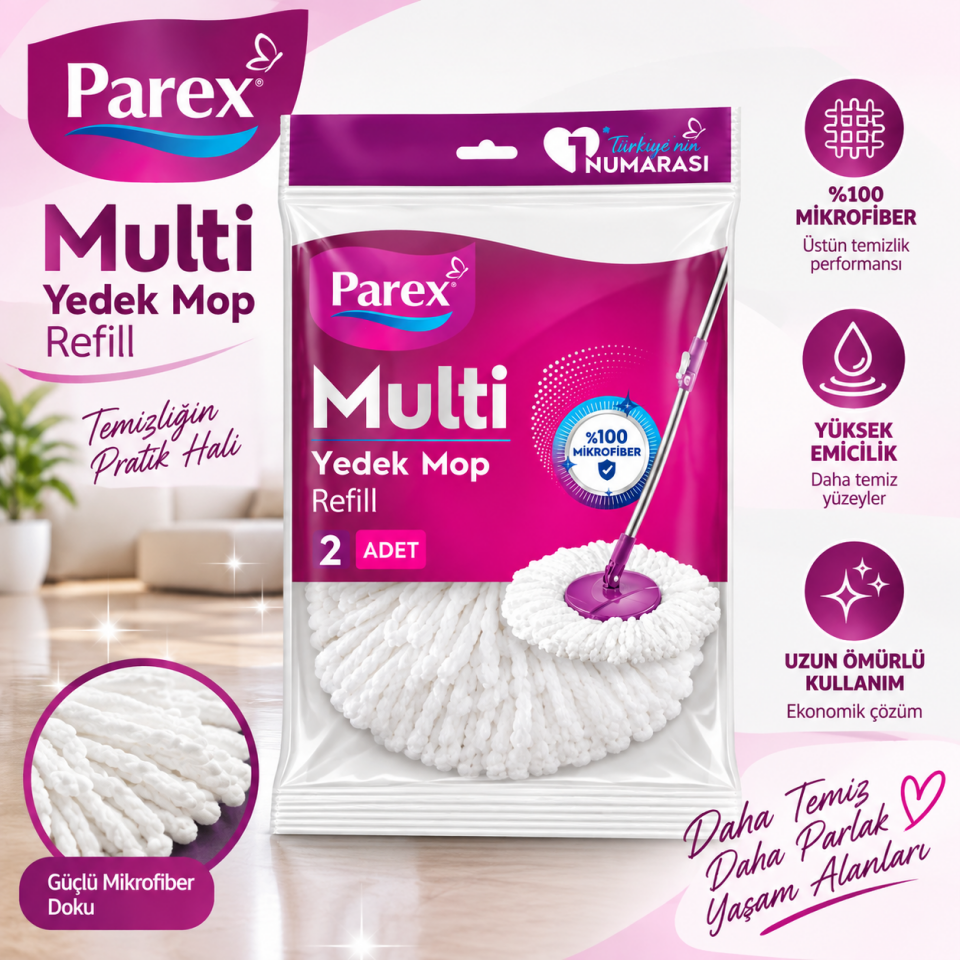 PAREX MULTİ YEDEK MOP 2 Lİ