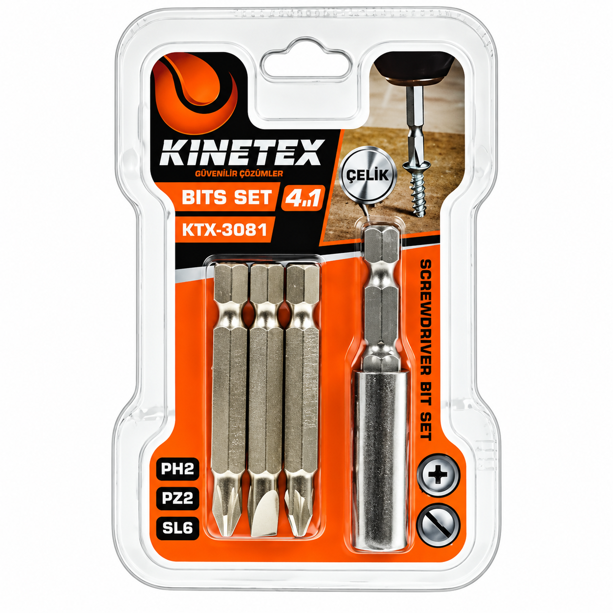 KINITEX BİTS SETİ 4 PRÇ. KTX-3081