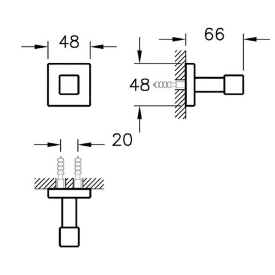 VİTRA QLİNE ASKI A44998