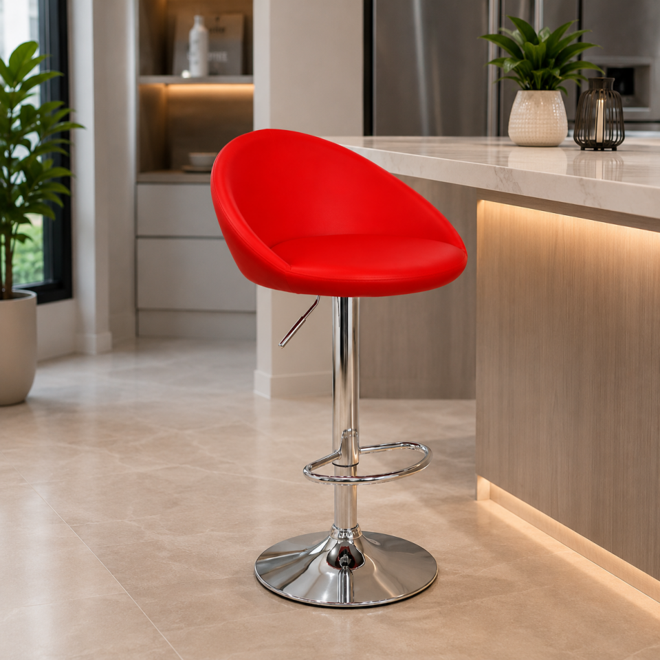 BAR TABURESİ KIRMIZI LR7002