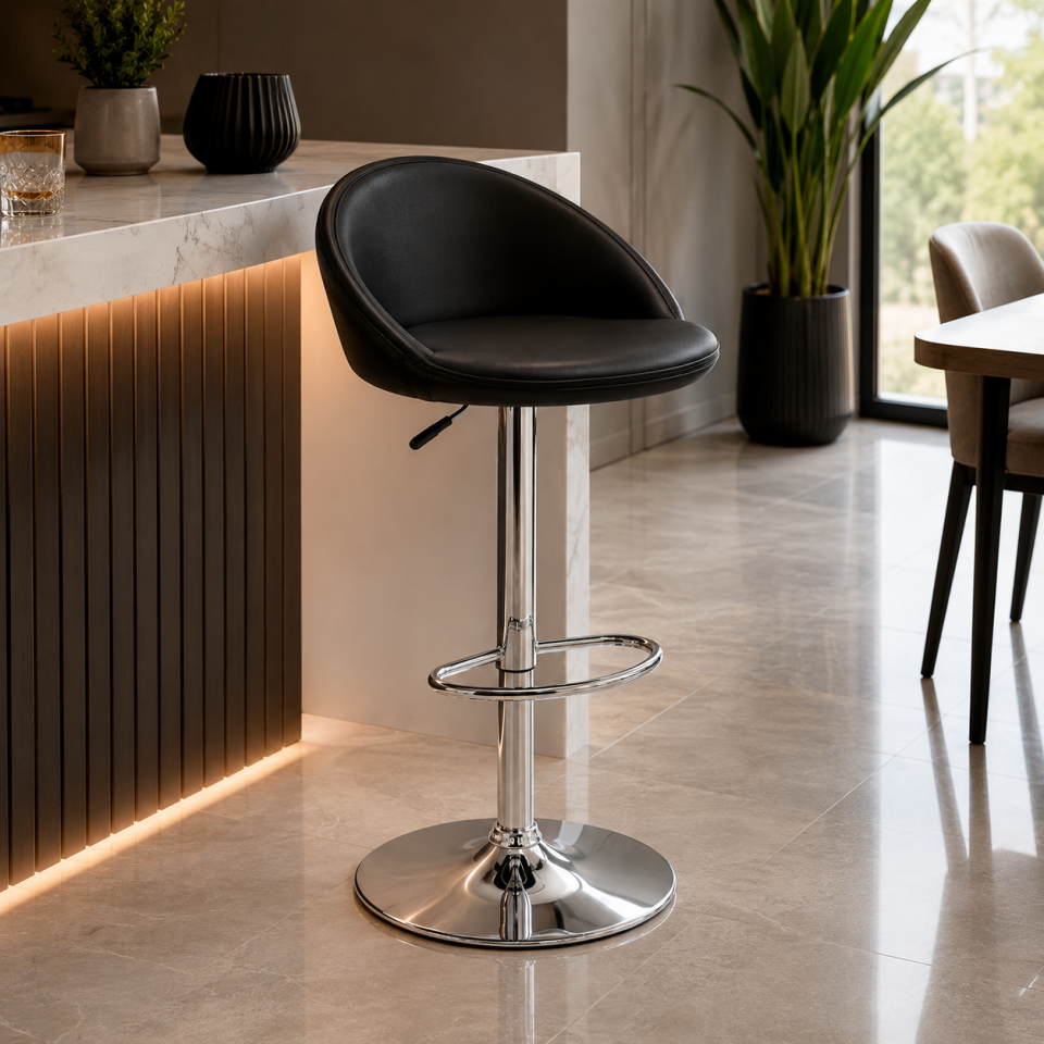 BAR TABURESİ SİYAH LR7002