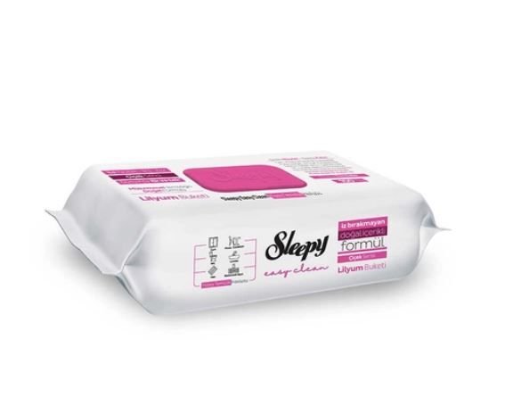 SLEEPY YÜZEY TEMİZLİK HAVLUSU LİLYUM BUKETİ 100 LÜ