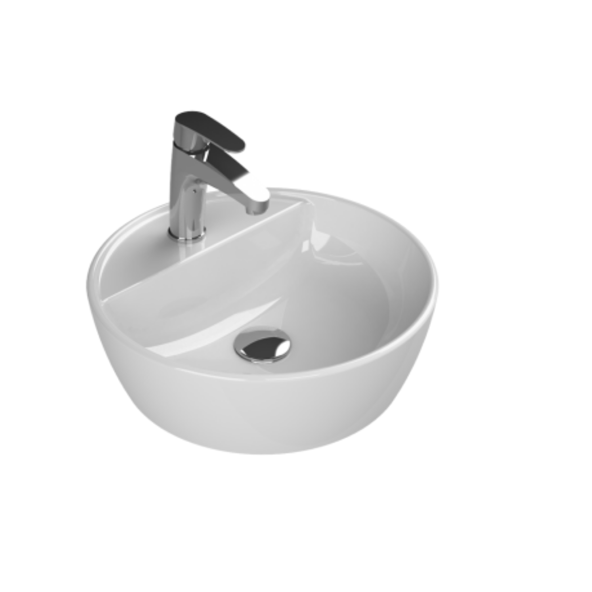 LAVABO 42 CM MOBİLYA ÜSTÜ DELİKLİ