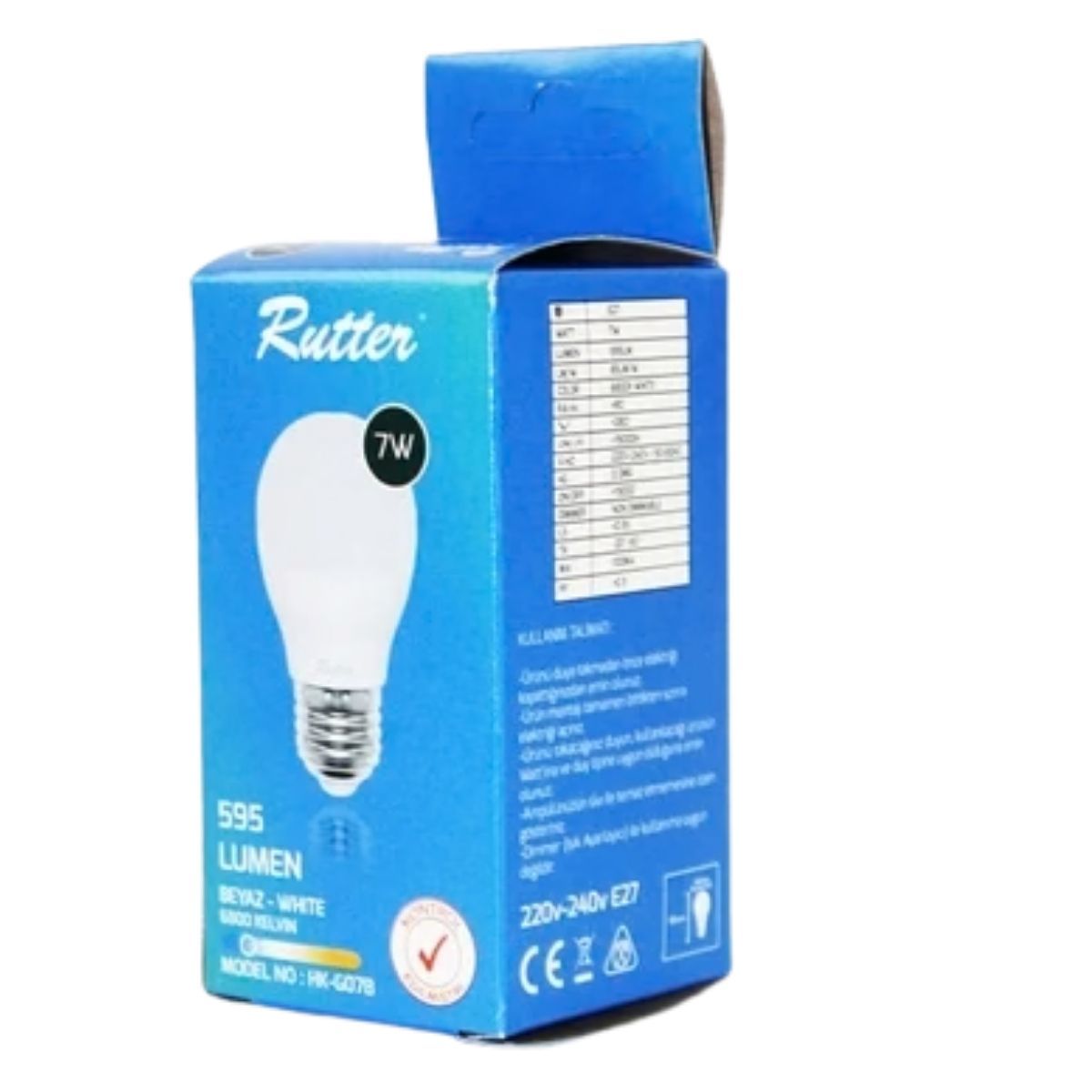 RUTTER 7W LED AMPUL GÜNIŞIĞI RT-1171