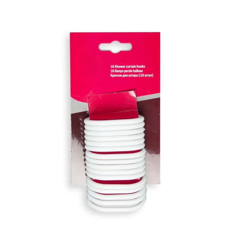 PRİMANOVA PERDE BORU HALKASI PLASTİK BEYAZ