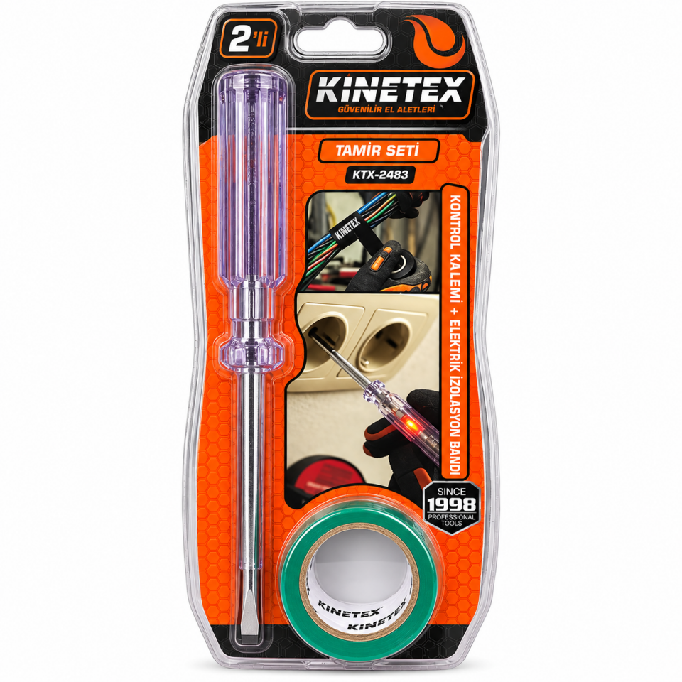 KINETEX KONTROL KALEMİ VE ELEKTRİK BANDI KTX-2483