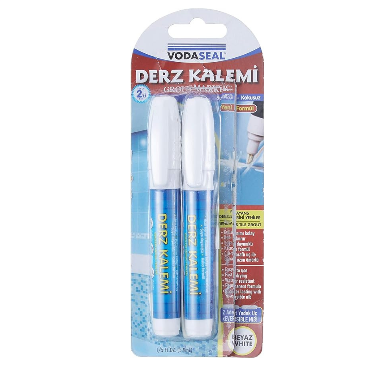 DERZ KALEMİ 2 Lİ BEYAZ