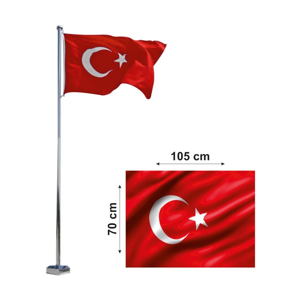 TÜRK BAYRAĞI 70X105