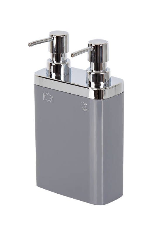 PRİMANOVA VİVA 2 Lİ SIVI SABUNLUK GRİ ME1107