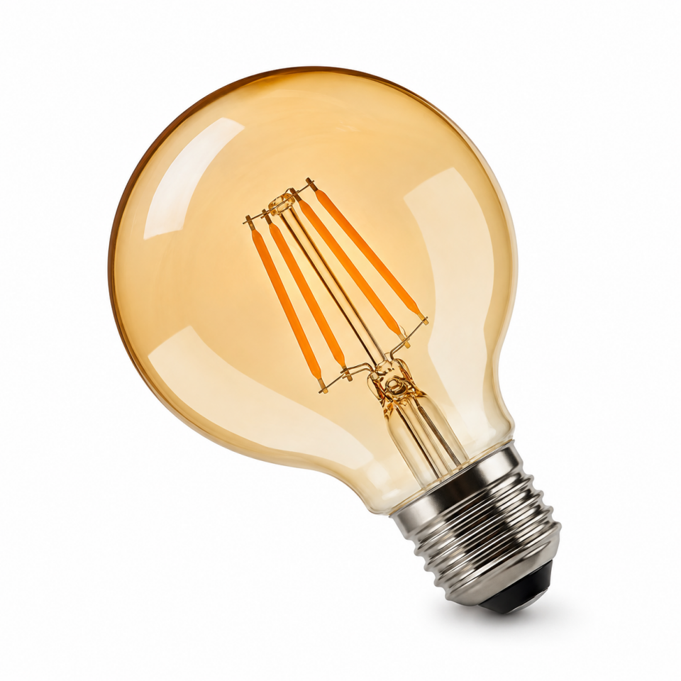 NOAS 6W G95 RUSTİK AMPUL AMBER YL92-3020