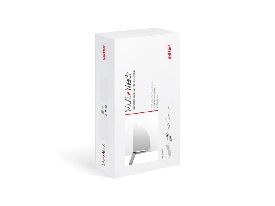 SAMET MEKANİK 2 Lİ KALKAR KAPAK SİSTEMİ B1 BEYAZ