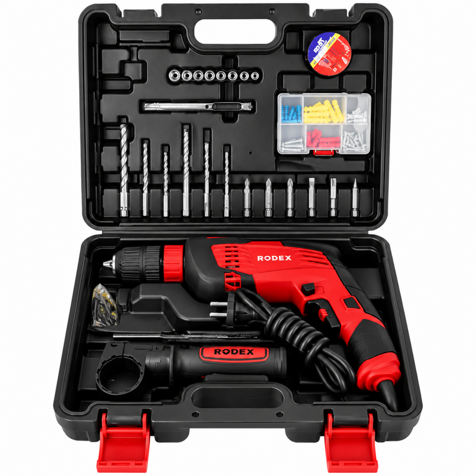 RODEX E.MATKAP DARBELİ 13 MM 850 W ÇANTALI RDX1551