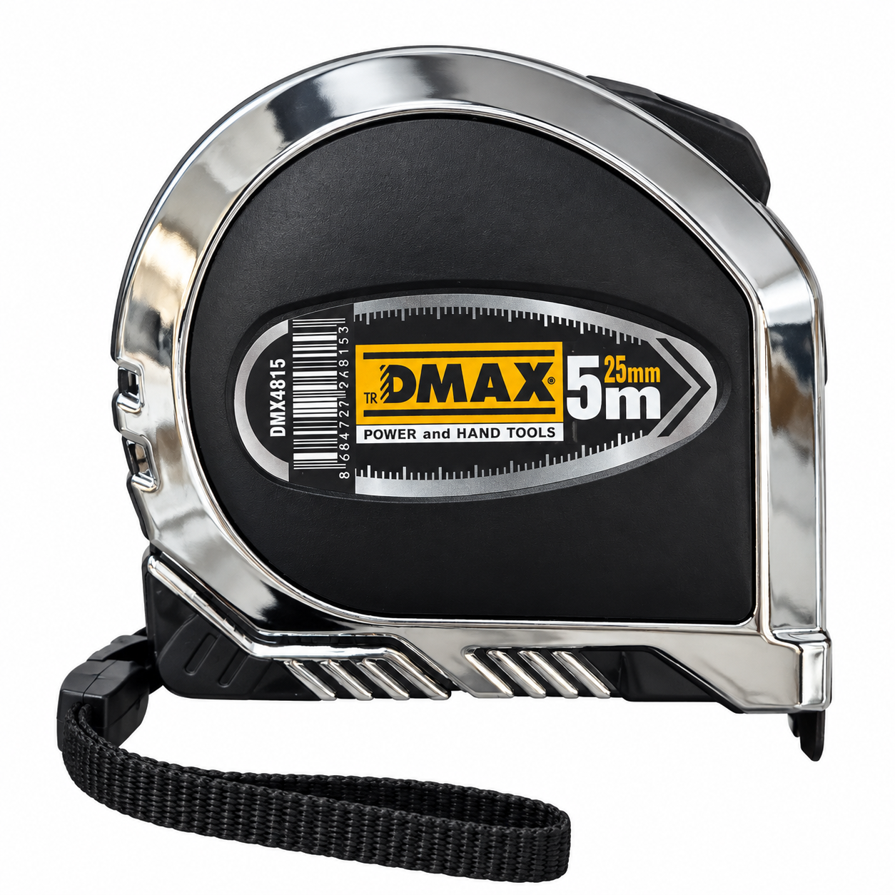 DMAX KROM STOPLU ŞERİT METRE 5X25 MM DMX4815