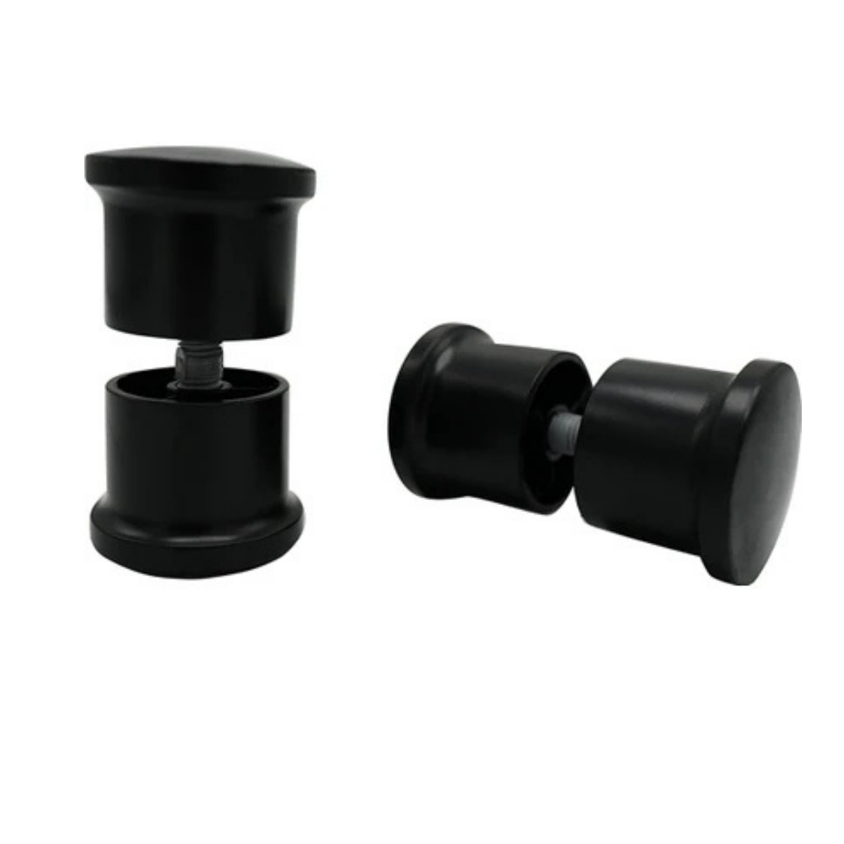 DUŞAKABİN SİYAH TOPUZ KULP 4LÜ