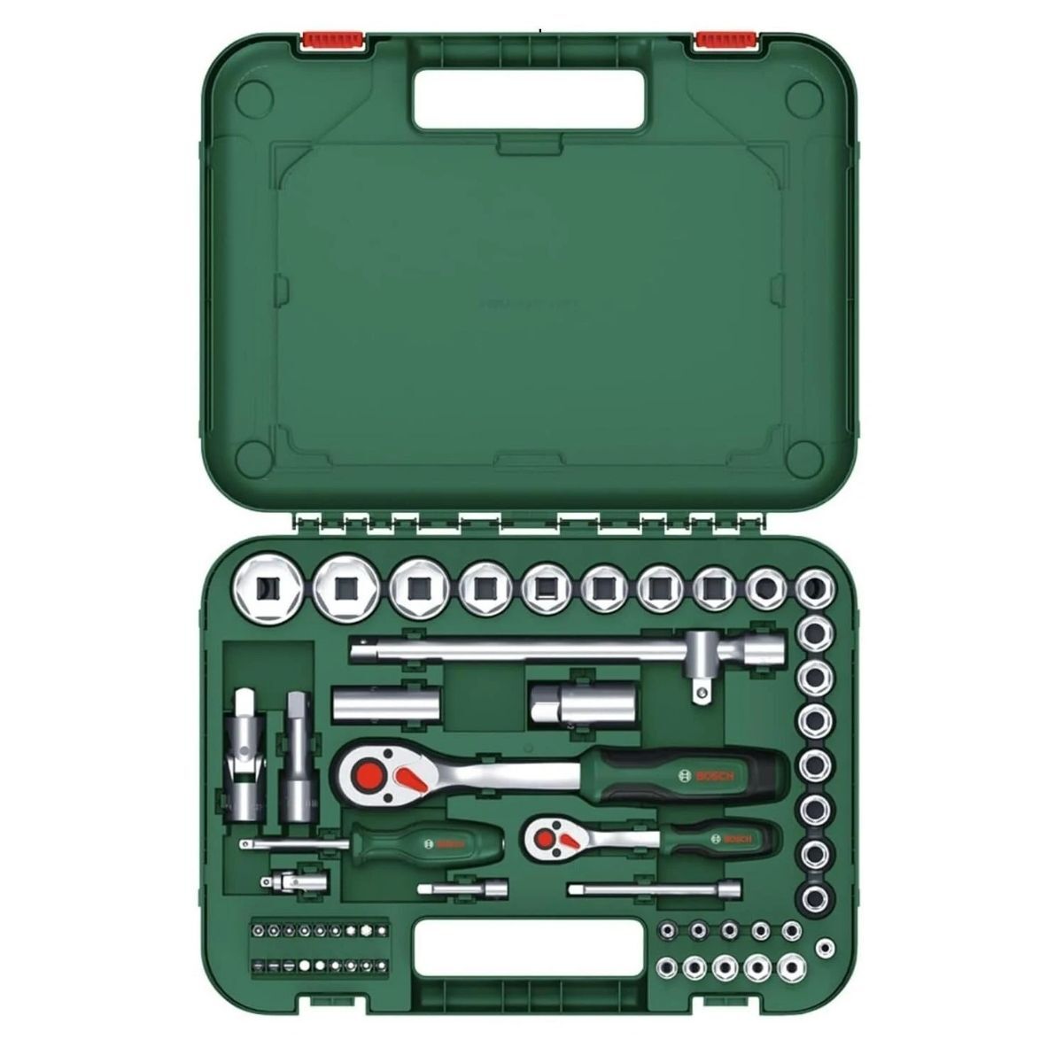 BOSCH LOKMA TAKIMI 56 PARÇA 1/2''+1/4'' 1600A02Z9G