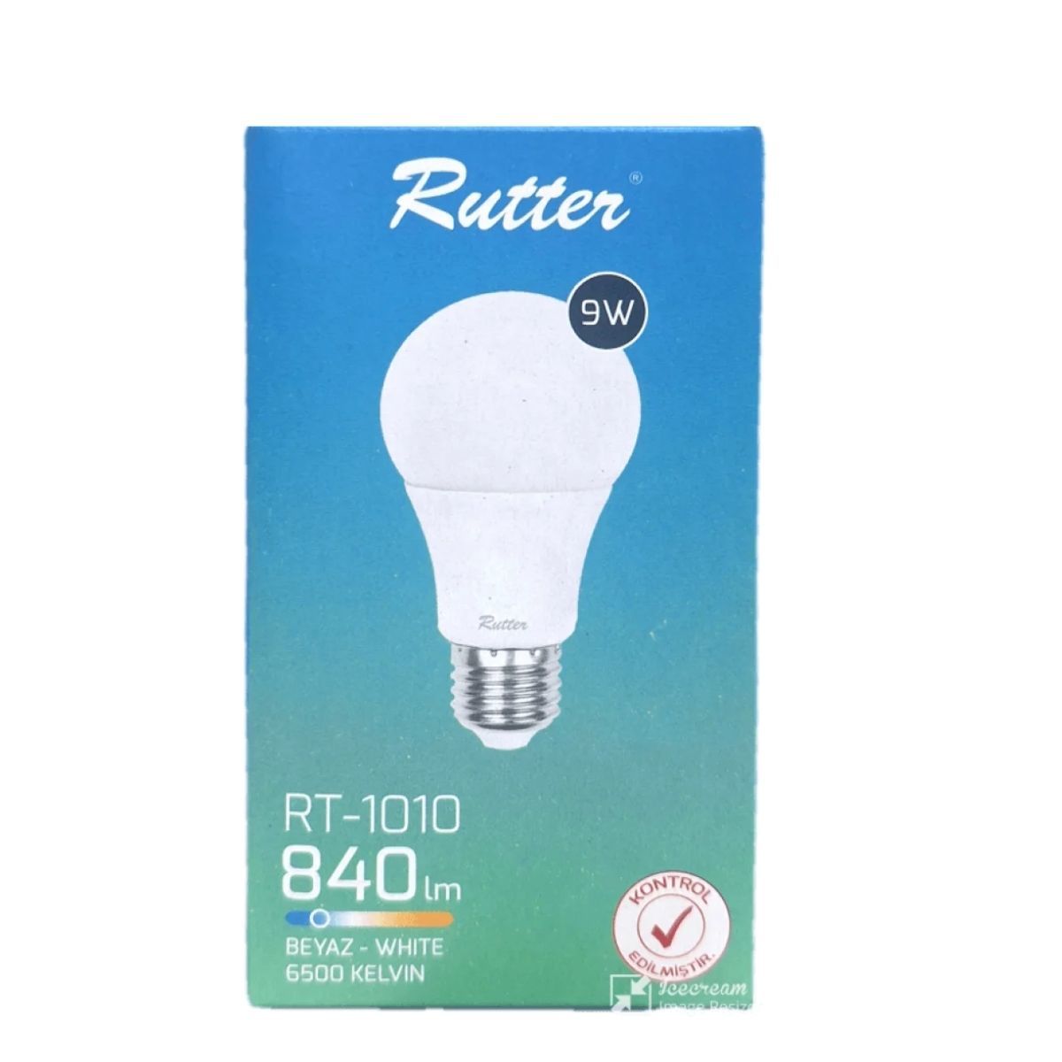 RUTTER 9W LED AMPUL BEYAZ-SARI