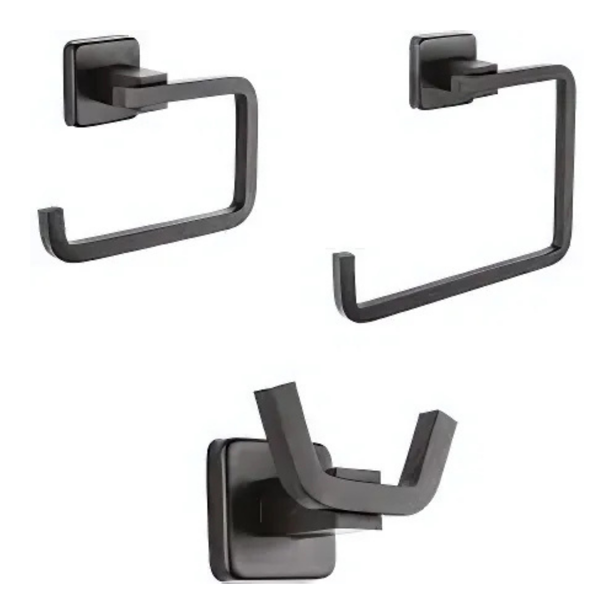 BELİNZA TİME 3 LÜ AKSESUAR SETİ KAPAKSIZ KROM C825