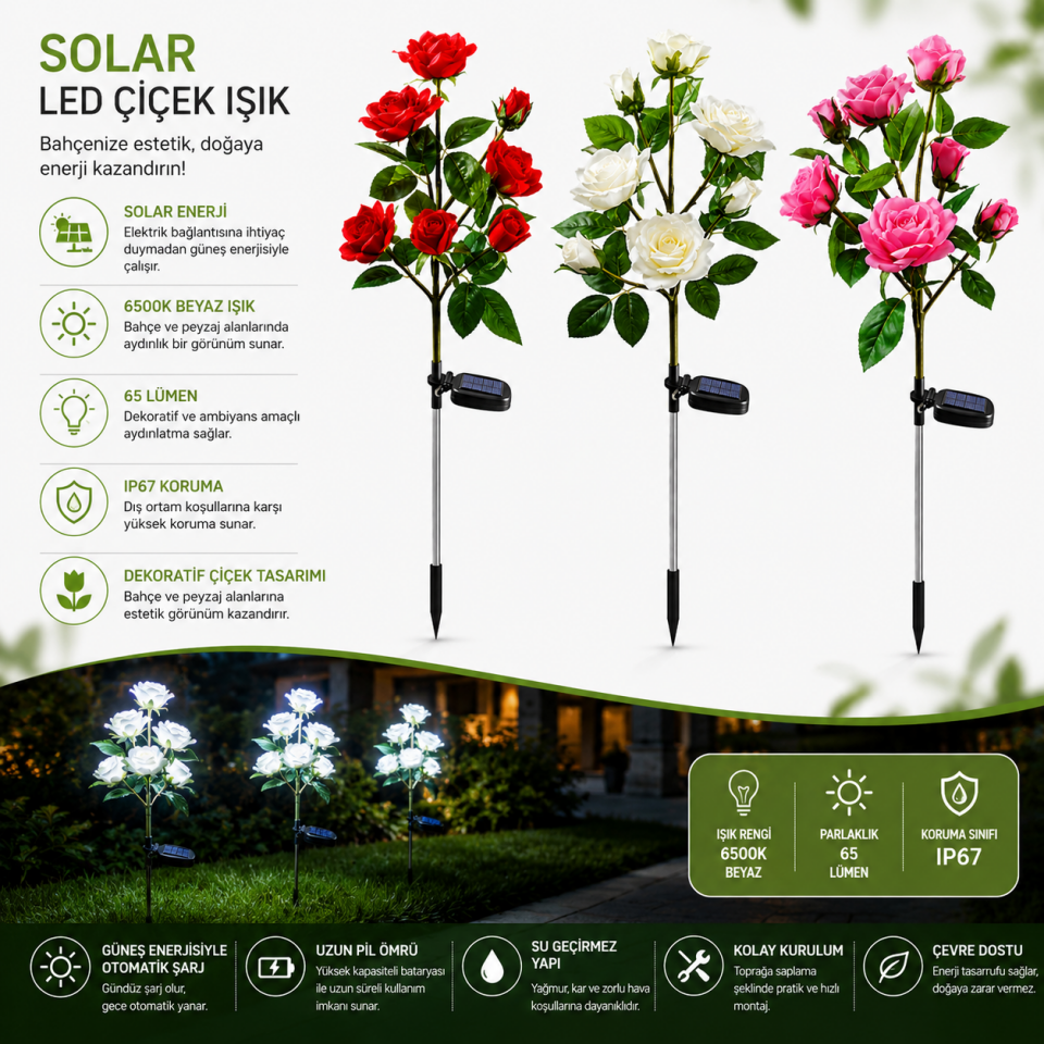 FORLİFE SOLAR GÜL FL-3202