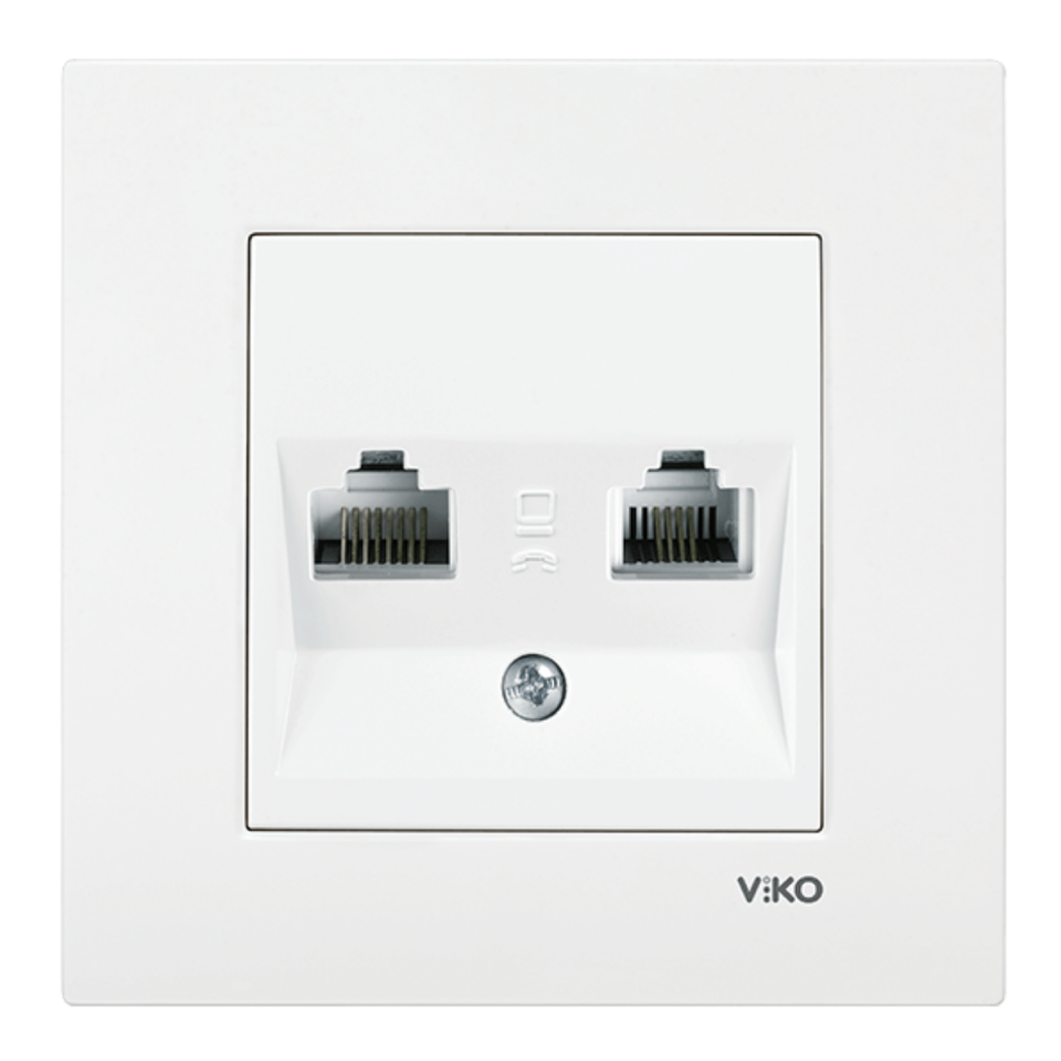 Vİ-KO KARRE DATA+NUMERİS TLF PRİZİ 90967X35