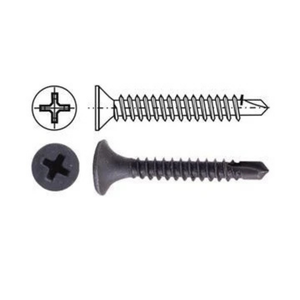 ALÇIPAN VİDASI 3,5X35 MATKAP UÇLU 1000 Lİ PKT