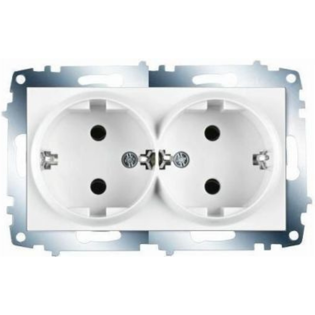 Vİ-KO KARRE İKİLİ TOPRAKLI PRİZ SIVA ALTI MEK.90967056