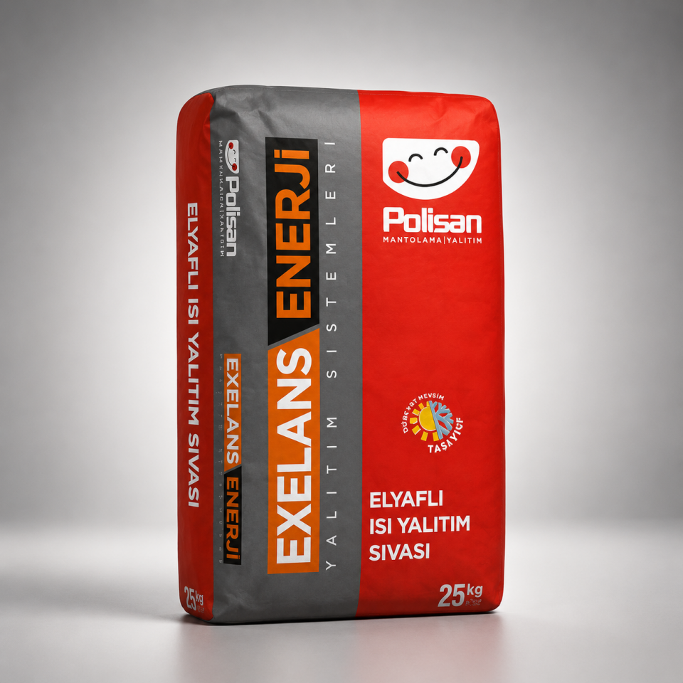 POLİSAN EXE.ISI YALITIM SIVASI ELYAFLI 25KG