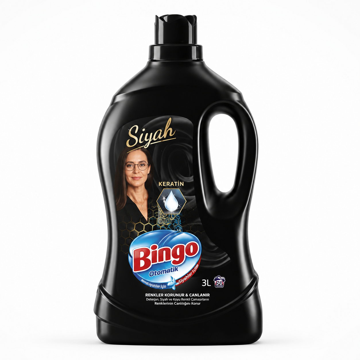 BİNGO SIVI DETERJAN SİYAH 3 LT