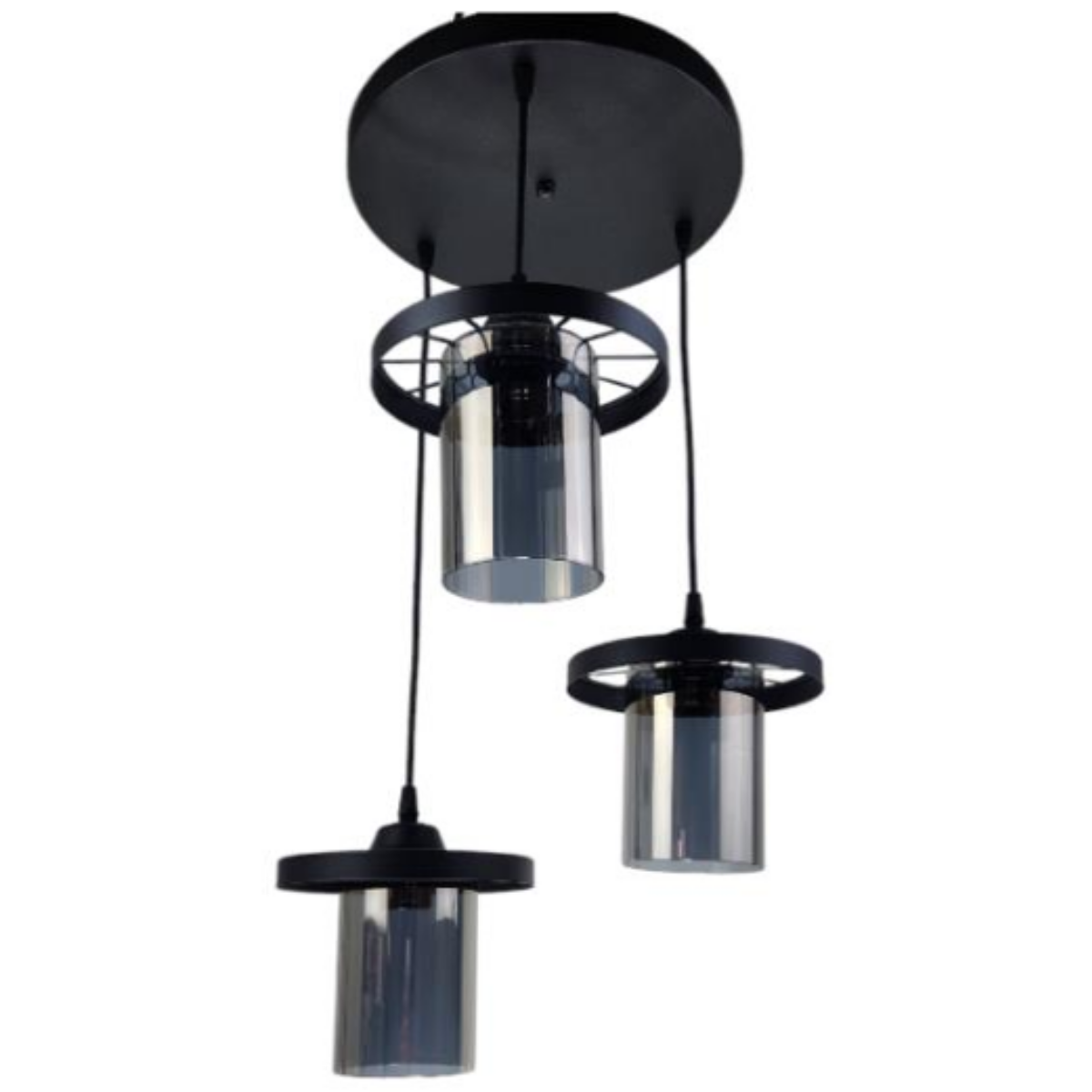 AVİZE TEKERLEK 3 LÜ SARKIT SİYAH