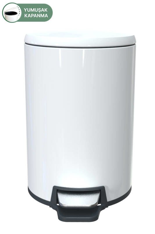 PRİMANOVA CİGO  ÇÖP KOVASI 12 LT MAT METAL ME493006