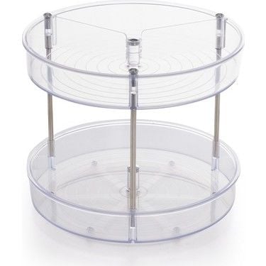 PRİMANOVA ELPİDA İKİ KATLI DÖNER RAF ŞEFFAF