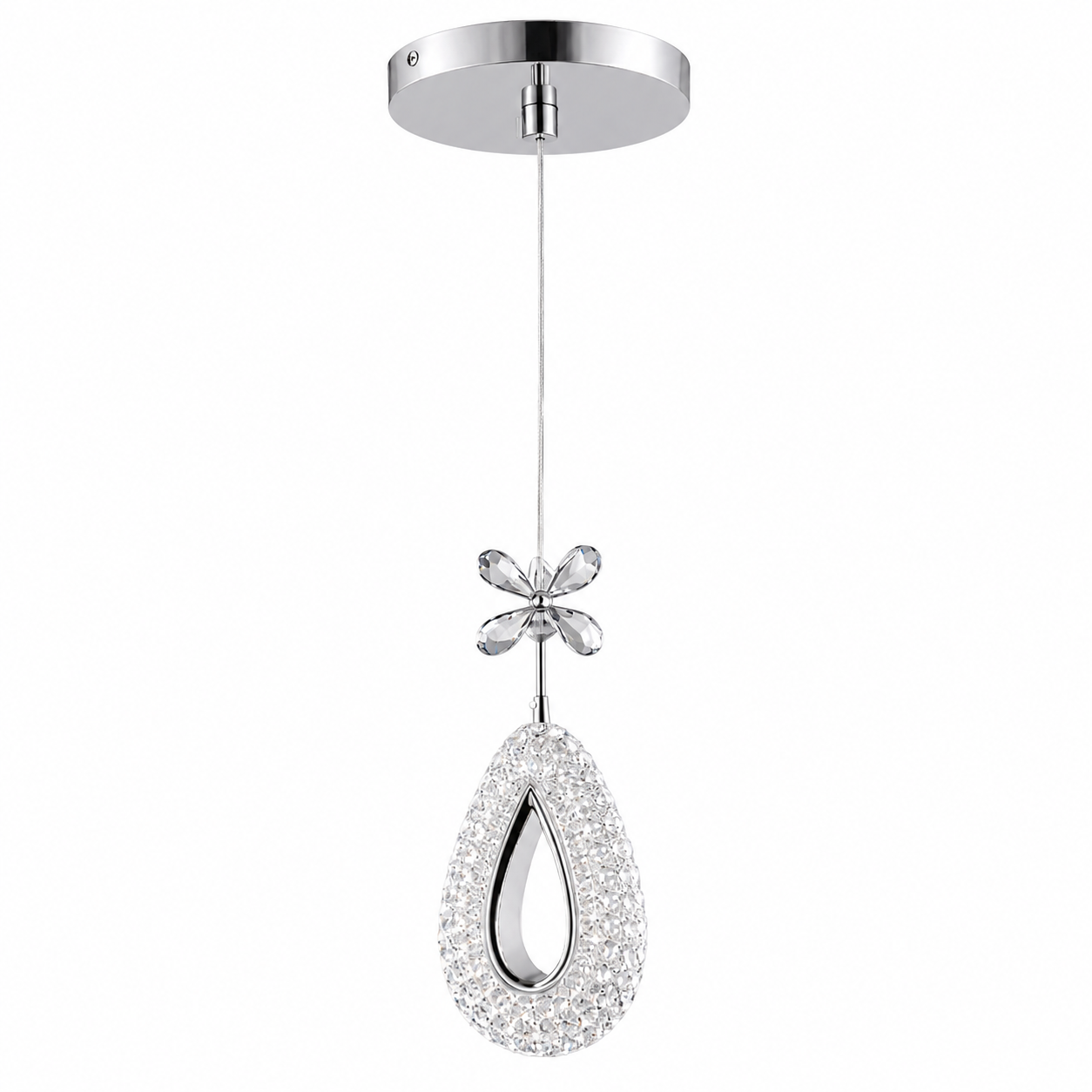 AVİZE HERA KROM TEKLİ LED