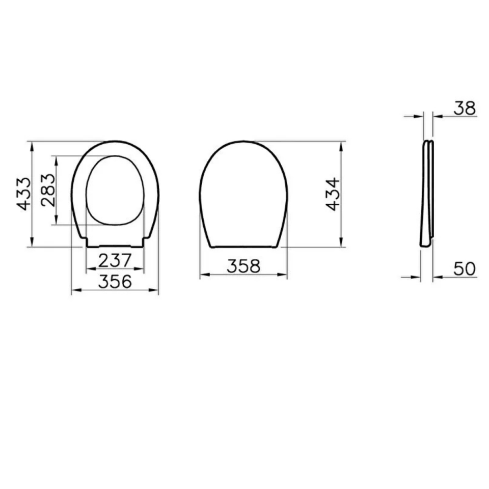 VİTRA KLOZET KAPAĞI ARKITEKT 109-003-909
